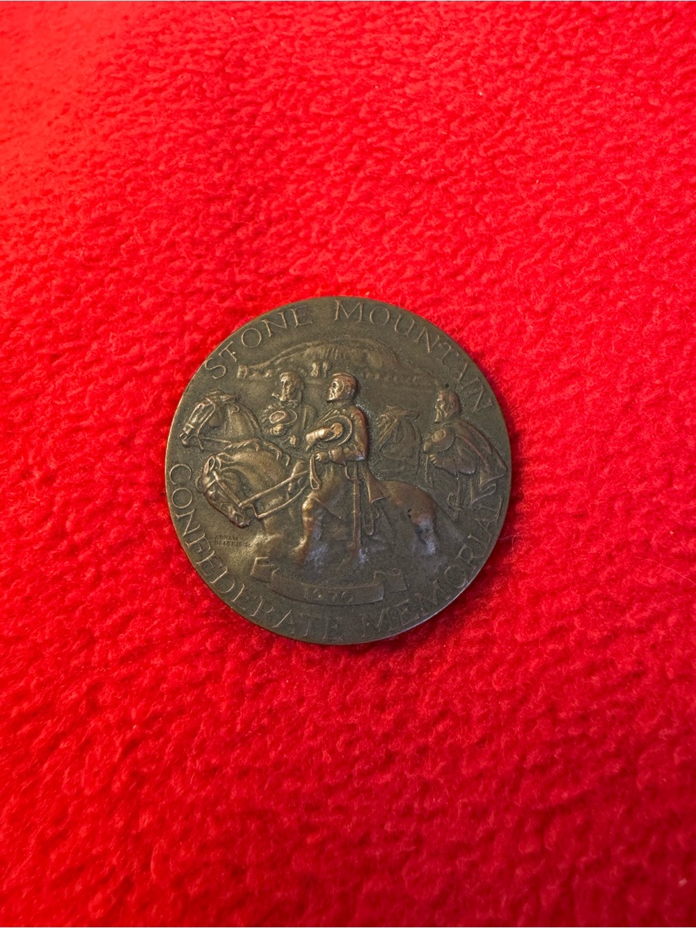 Medallic Art Co 1970 Stone Mountain Confederate Memorial Bronze Medal by MACO